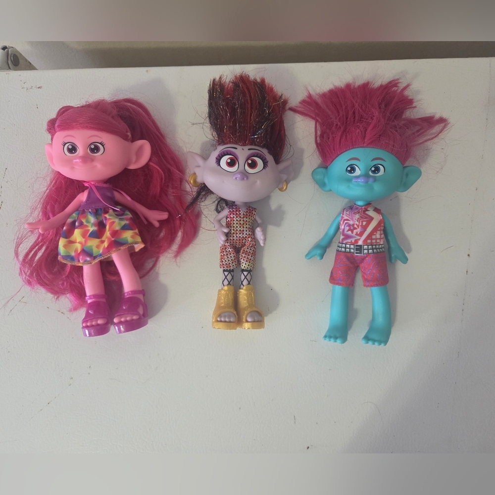 Mattel DreamWorks Trolls Set Of 3